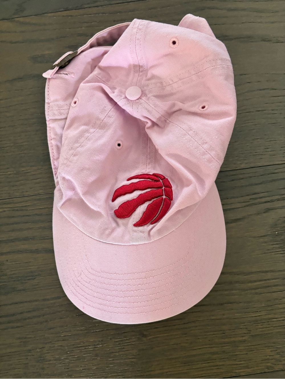 Raptors pink baseball hat EUC one size